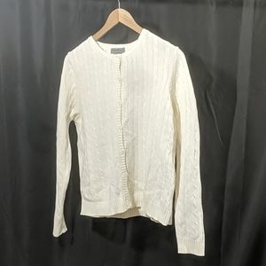 Eddie Bauer Woman's med button up sweater